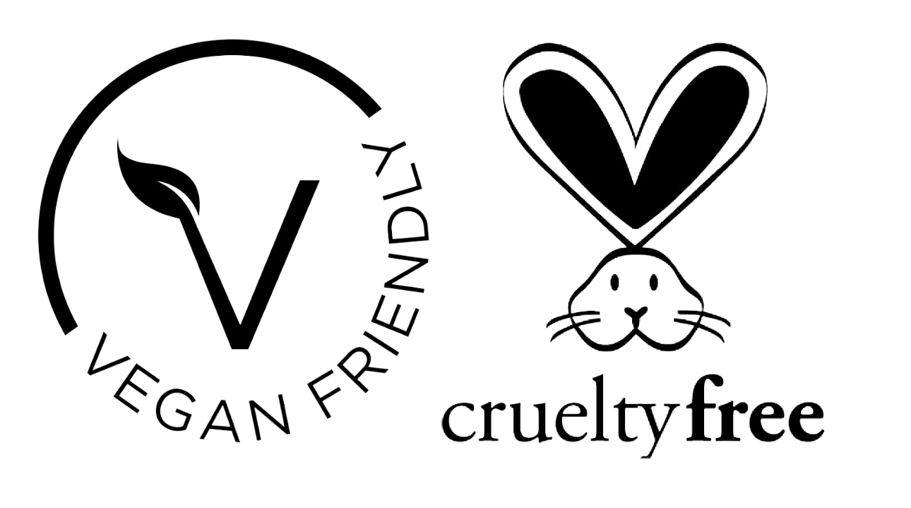 the logo for vegan friendly and crunchy free